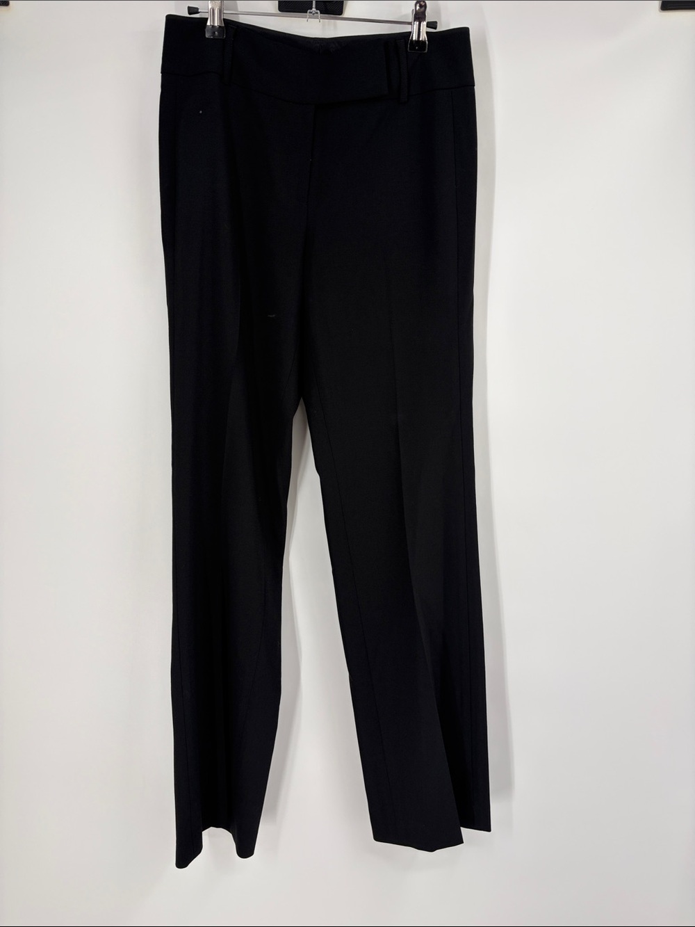 Elie Tahari Black Straight Leg Dress Pants Size 4